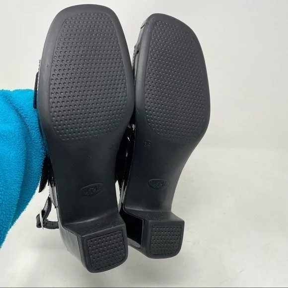 Vital Shoes Joy Lack Schwarz black comfort sandals - Picture 6 of 11